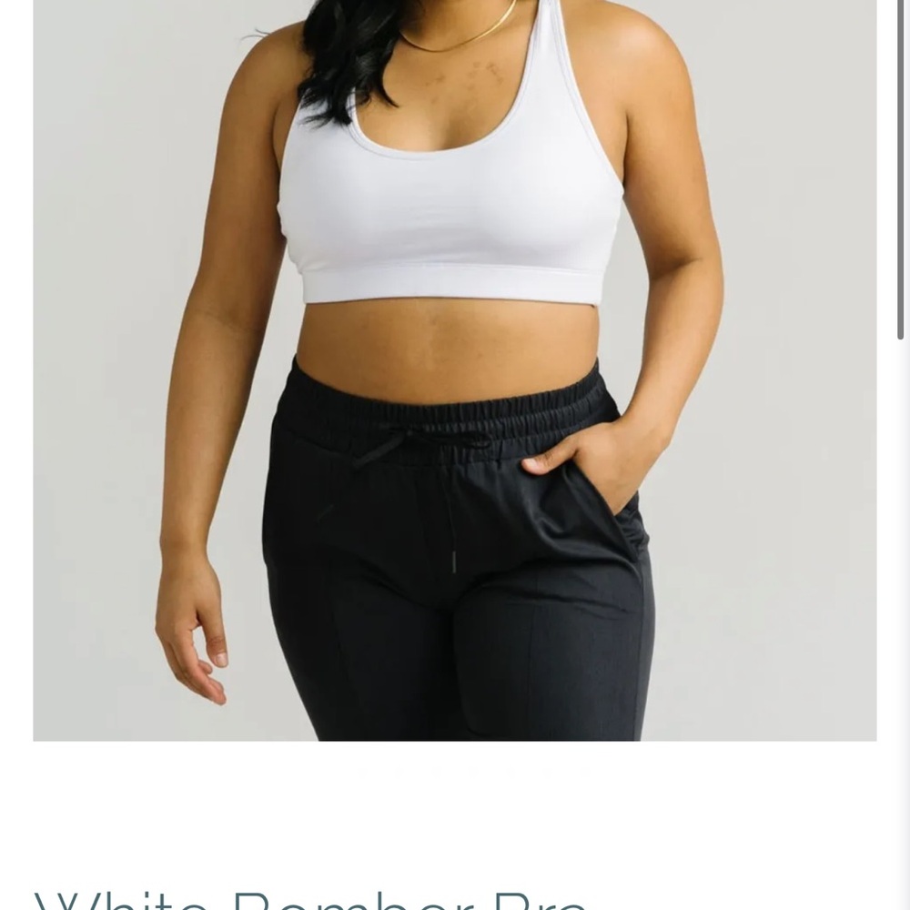 Zyia Active Women's White Bomber Bra